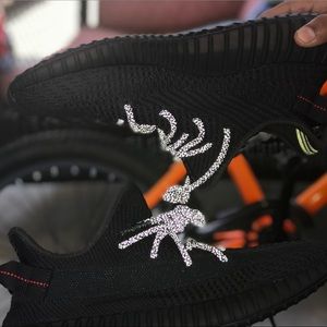 Yeezy 350 "Black Static” Non-Reflective